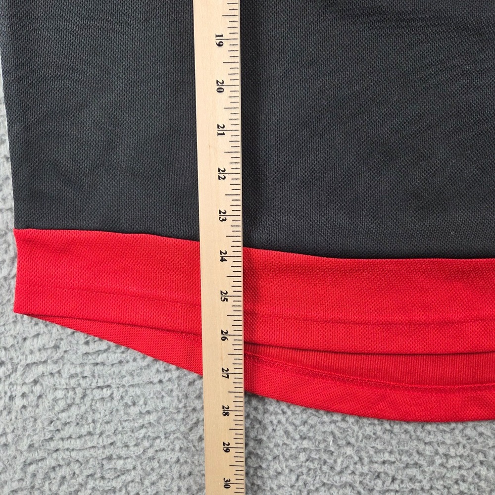 Chicago Blackhawk Retro Reverse Jersey Youth L/XL Black Red NHL Hockey Blank NEW - Picture 7 of 10